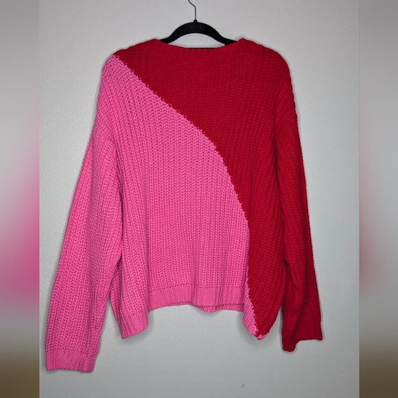 ARULA Plus Size Two Tone Sweater NWT - Picture 2 of 4